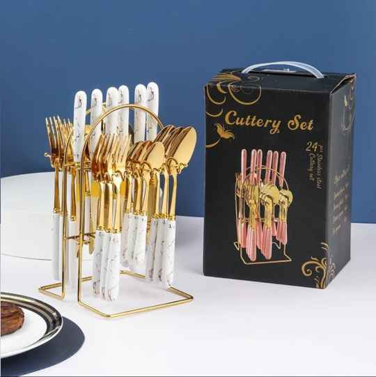 Elegant Gold Dinnerware Set